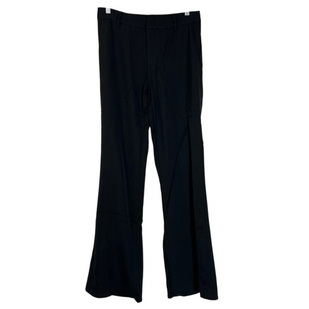 NWT Area Stars Black Lightweight Zip Up Belt Loops Bell Bottom Noa Pants Size S